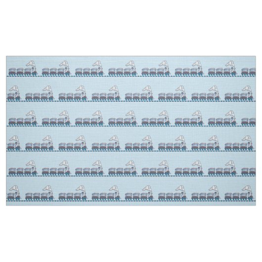 Speelgoed trein stof (Fat Quarter)