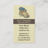 Speelgoed trein visitekaartje (Voorkant)