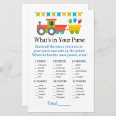 Speelgoed trein Wat zit er in je handtas? (Voorkant / Achterkant)