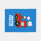 Speelgoed treinen gepersonaliseerde schattige deke fleece deken (Voorkant (Horizontaal))