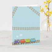 Speelgoed-treinen Kaart (Gele Bloem)