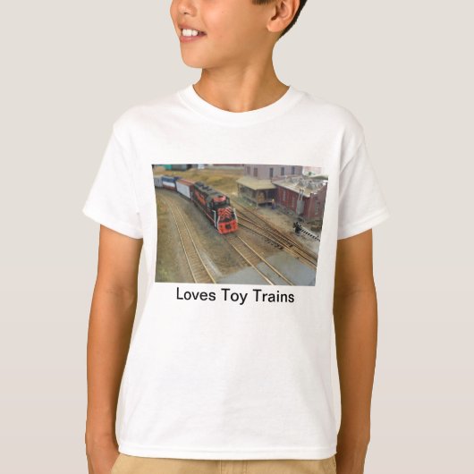 Speelgoed treinen Shirt (Voorkant)