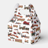  Speelgoed Treinkleurig treinpatroon Bedankdoosjes (Achterkant)