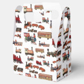  Speelgoed Treinkleurig treinpatroon Bedankdoosjes (Geopend)