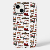  Speelgoed Treinkleurig treinpatroon Case-Mate iPhone Case (Achterkant)