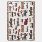  Speelgoed Treinkleurig treinpatroon Deken (Voorkant Verticaal)