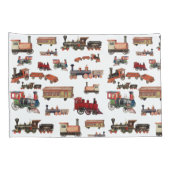  Speelgoed Treinkleurig treinpatroon Kussensloop (Achterkant-Rechts)