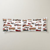  Speelgoed Treinkleurig treinpatroon Lichaamskussen (Achterkant)