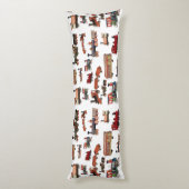  Speelgoed Treinkleurig treinpatroon Lichaamskussen (Achterkant (Verticaal))