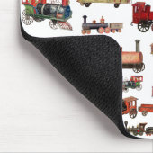  Speelgoed Treinkleurig treinpatroon Muismat (Hoek)