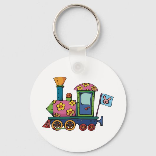 Speelgoed-treinSleutelhanger Sleutelhanger (Achterkant)