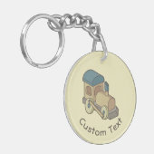 Speelgoed-treinSleutelhanger Sleutelhanger (Voorkant Links)