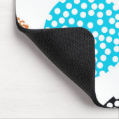 Speelgoed, trendy, cool, leuk, modern gestippelde muismat (Hoek)