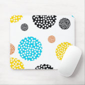 Speelgoed, trendy, cool, leuk, modern gestippelde muismat (Met muis)