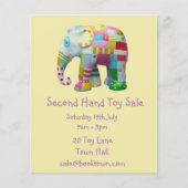 Speelgoed tweede hand flyer (Voorkant)