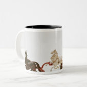 Speelgoed Tweekleurige Koffiemok (Voorkant links)