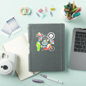 Speelgoed uit de jaren 80 sticker (iPad Cover)