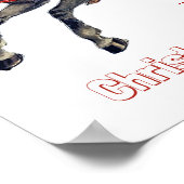 speelgoed van de kerstman - ezelaar - poster (Hoek)