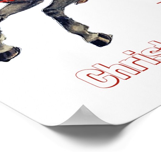  speelgoed van de kerstman - ezelaar - poster (Hoek)