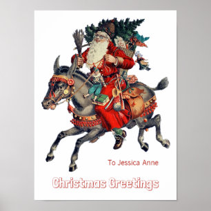 speelgoed van de kerstman - ezelaar - poster