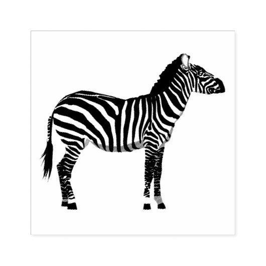 Speelgoed van een Zebra Rubberstempel (Afrduk)