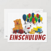 Speelgoed van kinderen briefkaart (Voorkant / Achterkant)