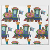 Speelgoed-ventilatortrein Cadeaupapier (Vlak)