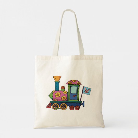 Speelgoed-ventilatortrein Tote Bag (Achterkant)