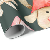 Speelgoed Verhaal Kerst Patroon Modern Cadeaupapier (Rol Hoek)