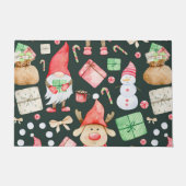 Speelgoed Verhaal Kerst Patroon Modern Deurmat (Voorkant)