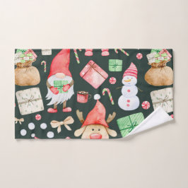 Speelgoed Verhaal Kerst Patroon Modern Handdoek