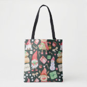Speelgoed Verhaal Kerst Patroon Modern Tote Bag (Voorkant)