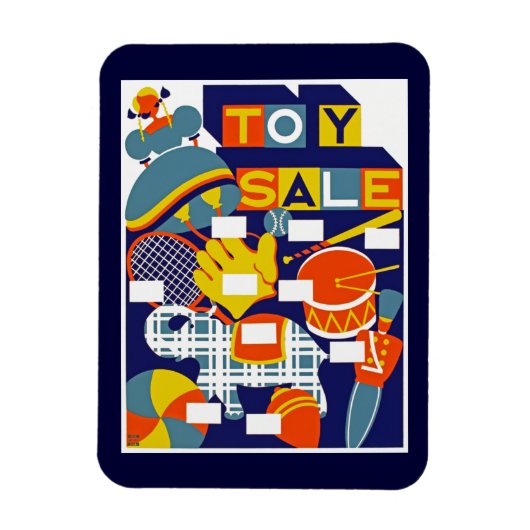 Speelgoed verkoop magneet (Verticaal)
