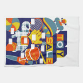 Speelgoed verkoop theedoek (Horizontaal)