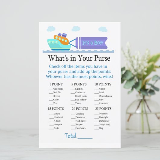 Speelgoed Verzenden Wat zit er in je handtas? (Staand voorkant)