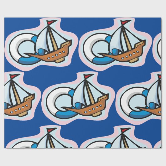 Speelgoed verzending cadeaupapier (Vlak)