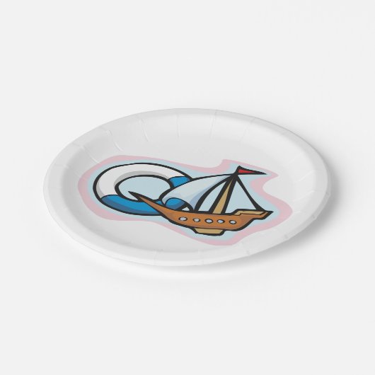 Speelgoed verzending papieren bordje (Gekanteld)