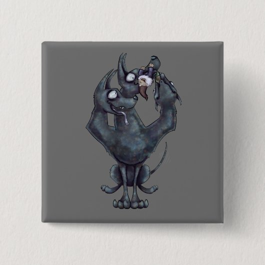 Speelgoed Vierkante Button 5,1 Cm (Voorkant)