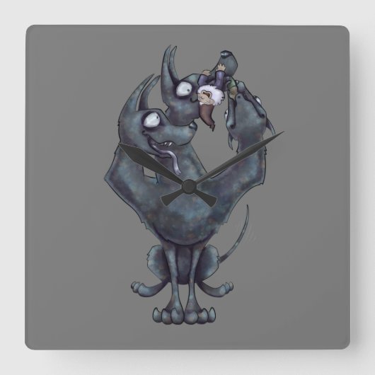 Speelgoed Vierkante Klok (Voorkant)