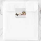 Speelgoed Vierkante Sticker (Tas)