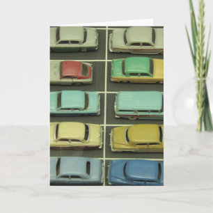 Speelgoed Vintage Cars Wenskaart Kaart