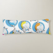 Speelgoed vlakken lichaamskussen (Achterkant)