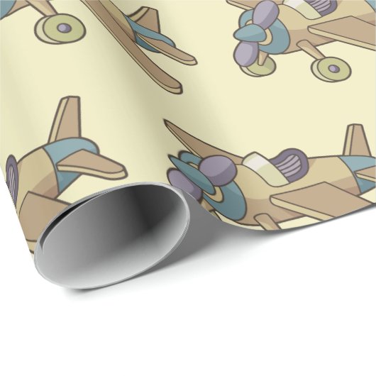 Speelgoed Vliegtuig Cadeaupapier (Rol Hoek)