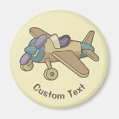 Speelgoed Vliegtuig Magneet (Voorkant)