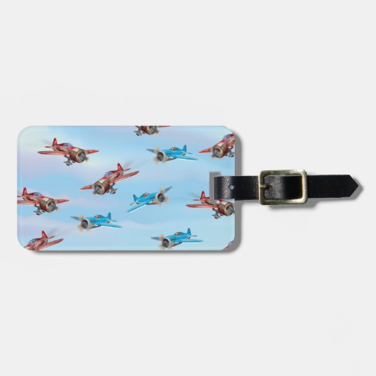 Speelgoed Vliegtuigen Bagagelabel (Voorkant horizontaal)