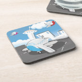Speelgoed Vliegtuigen Drankjes Onderzetter (Linkerzijde)