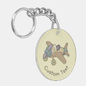 Speelgoed VliegtuigSleutelhanger Sleutelhanger (Voorkant Links)