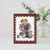 Speelgoed voor afspeeltijd briefkaart (Staand voorkant)