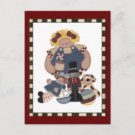 Speelgoed voor afspeeltijd briefkaart (Voorkant)