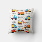 Speelgoed voor baby-jongen voor constructiedoelein kussen (Achterkant)